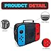 YOZIRIBO Boys Lunch Bags, Gamer Lunch Bag for Kids Boys, Video Game Lunch Box, Reusable Lunch Boxes, Large Capacity Tote Bag for School, Work, Picnic, Travel. (Red & Blue)