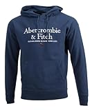 abercrombie & fitch hoodie Herren Hoodie Abercrombie & Fitch Herren Kapuzenpullover/Hoodie (DE/NL/SE/PL, Alphanumerisch, M, Regular, Regular, Blau)