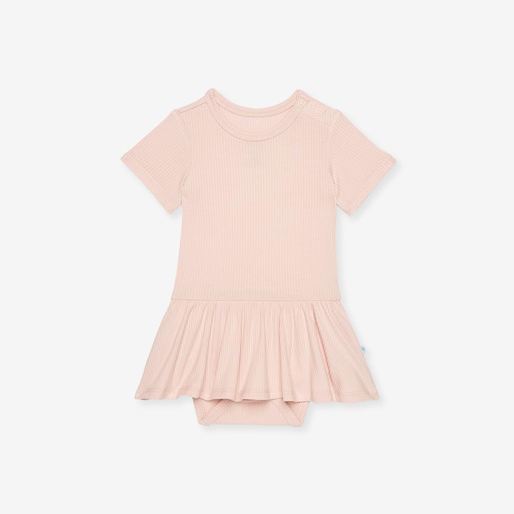 Posh Peanut Baby & Little Girls Dresses for Summer - Twirl Bodysuit Dresses for Girls Made of Soft Viscose from Bamboo