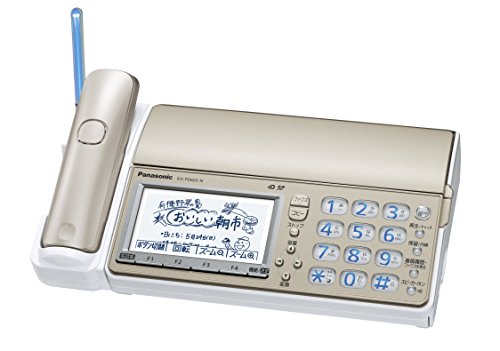 パナソニック おたっくす デジタルコードレスFAX 親機のみ 1.9GHz DECT準拠方式 シャンパンゴールド KX-PD603D-N