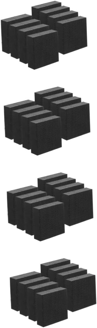 32pcs Non- Furniture Risers for Bed Couch Table Heavy Duty Elevators Shock Absorption Pads for Sofa Legs Cabinets