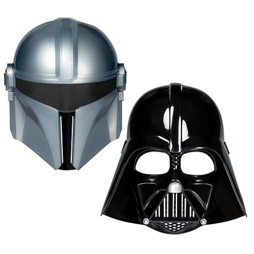 Star Wars Hasbro, Pack de Máscaras Mandalorian y Darth Vader, Juegos de Rol, héroes y Villanos, Fantasía, Cosplay, para Niños y Niñas de 5 Años o Más, Idea de Regalo | Ya disponible en tu tienda friki favorita! En mundofriki.es! Star Wars Hasbro, Pack de Máscaras Mandalorian y Darth Vader, Juegos de Rol, héroes y Villanos, Fantasía, Cosplay, para Niños y Niñas de 5 Años o Más, Idea de Regalo | Ya disponible en tu tienda friki favorita! En mundofriki.es!