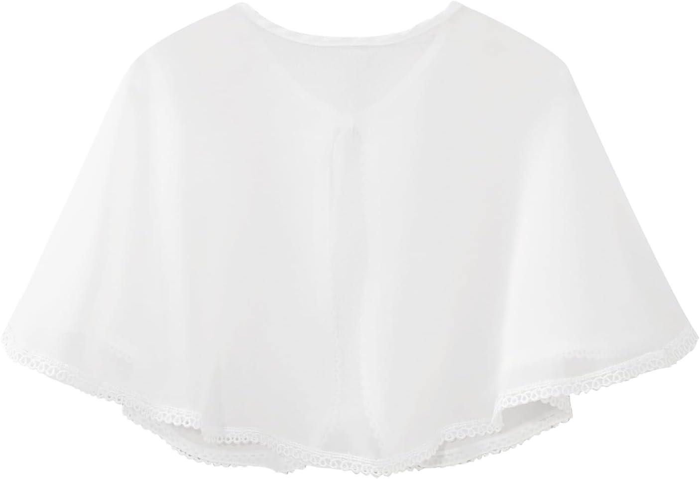 Flower Girls Dress Cover Up Chiffon Lace-up Bolero Shrug Elegant Cardigan Shawl Cape