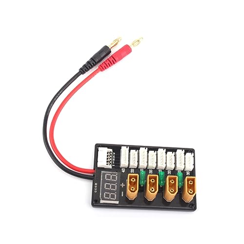 BRIGHTFUFU Parallel Charging Board Charging Adaptor Board Battery Charger Hybrid 3pcs Fuses for Enhanced Safety