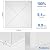Sonicism 12 Pack X-Lined Acoustic Panels with Self-Adhesive, 12"X 12"X 0.4" Sound Proof Foam Panels, Decorative Soundproof Wall Panels, Sound Absorbing Tile for Home & Offices, White
