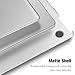 Fintie Case for MacBook Air 13.6 Inch A3449 A3240 A3113 A2681 (2022 2023 2024 2025 2026 Release) - Protective Snap On Hard Shell Cover for MacBook Air 13 Inch M2 M3 M4 M5 Chip (Frost Clear)