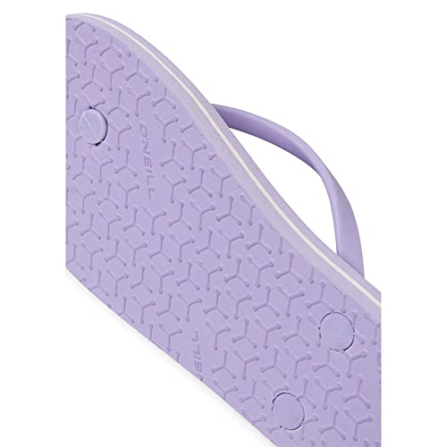 Sandalias con logotipo de perfil rosa morada calzado de verano cómodo 2