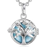 EUDORA Harmony Ball Colgante el árbol de la Vida, llamador de Angeles Embarazada, Collar Música Timbre Bell Mujeres Joyas Niñas, Damas, Profesor, Madres y Hermanas