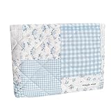 Sunwel Fashion Cute Quilted Makeup Bag for Women Girls Floral Coquette Aesthetic Cosmetic Bags