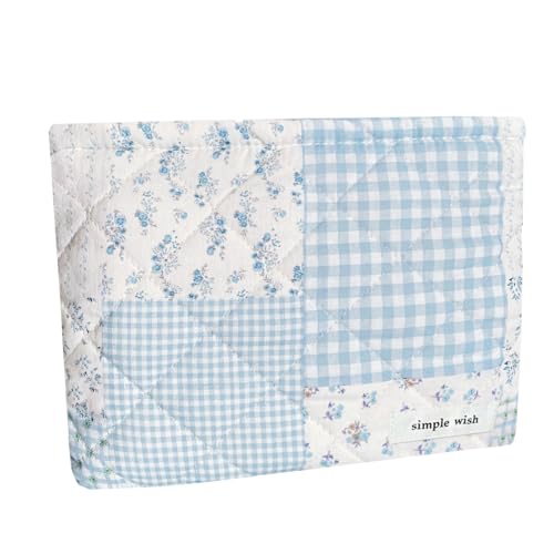 Sunwel Fashion Cute Quilted Makeup Bag for Women Girls Floral Coquette Aesthetic Cosmetic Bags