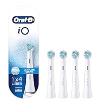 Oral-B [GENUINE] iO Advanced Clean Electric Toothbrush Replacement Heads White, 4 Pack