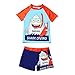 Bekleidungsset Sommer Babykleidung Kinder Baby Jungen Cartoon Tier T-Shirt Tops +Shorts Hosen Outfits Set Kleidungsset Neugeborenen Baby Kleidung Set (100, Weiß)