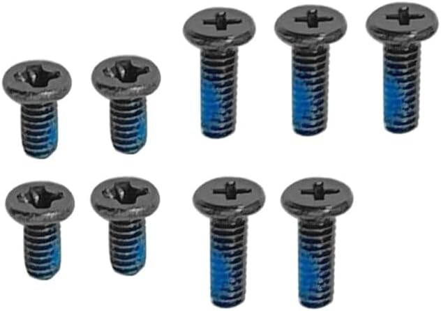 Gintai Black Lower Bottom Base Cover Case Screws for Lenovo IdeaPad Slim 3 14ABR8 82XL/3 14AMN8 82XN/3 14IAH8 83EQ/3 14IAN8 82XA/3 14IRH8 83EL/3 14IRU8 82X6 /3 14IRU9 83E5 Vis de Coque infrieure