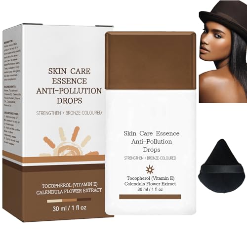 Elephant Bronzer Drops,Sueros De Péptidos De Bronceado Falso,Fake Tan Peptide Serums For Skin Care,Bronzer Drops per Viso e Corpo,Crema Abbronzante Liquida,Skincare Essence Facial Tanning Drops