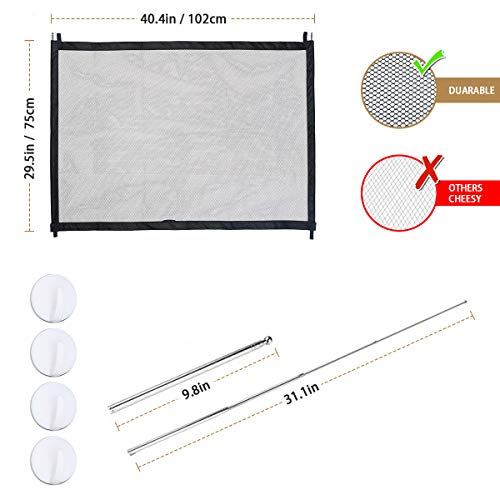 image for CHARMINER Pet Gate ,Safety Magic Enclosure Net Extra Wide Retractable 