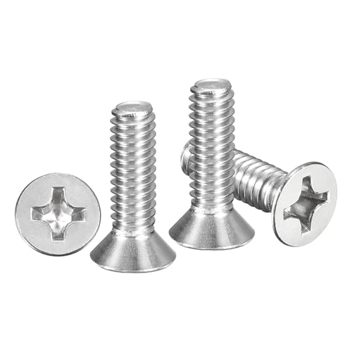 METALLIXITY boulons Phillips 12-24x3/4 inox 304 argent 25pcs