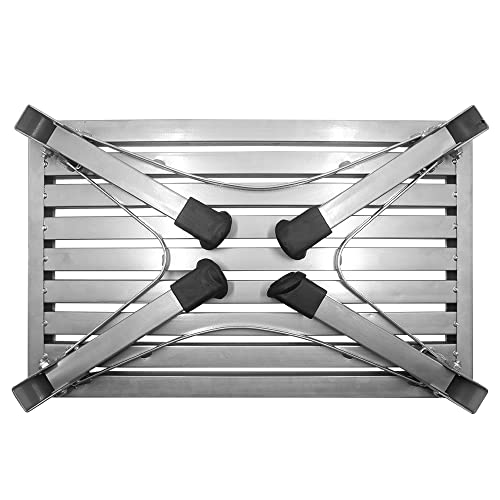 Bestool Portable Rv Steps - 19" X 12 ", Rv Step Stool Steel Folding Platform Step With Non-Slip Rubber Feet, Durable Construction #TOP4