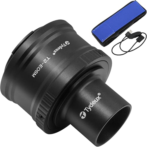 Adaptador Montura Canon EOS M 300mm USB Lens Warmer miniatura 1