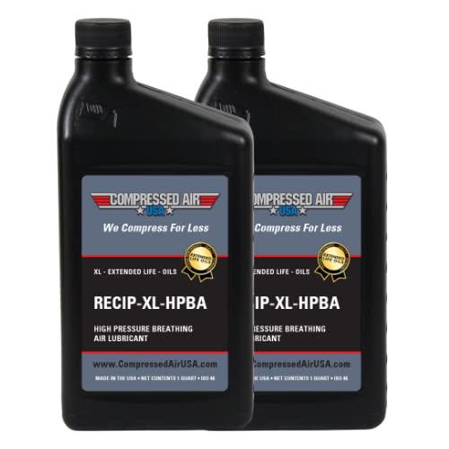 Compressed Air USA Lubricating Oil for Compressors 2 Quart