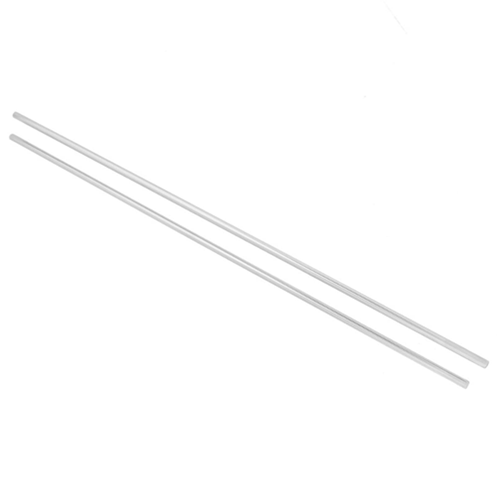 8 Mm Linearstange 2 Stück Edelstahl Zylinderschiene Linearwelle Gerade Runde Stange 8 Mm Durchmesser 600 Mm Länge Metallstangen X 600 Mm