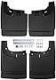 A-Premium Set of 4PCS Mud Flaps Splash Guards Mudflaps with Hardware Compatible with Ford F-250 Super Duty, F-350 Super Duty, 2017 2018 2019 2020 2021 2022, Pickup, w/Fender Flares, Front and Rear