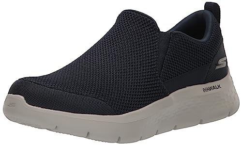 Skechers Homme GO Walk Flex Athletic Slip-on Casual Loafer Chaussures, Gris Marine, 40 EU