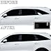BOGAR TECH DESIGNS for Kia Sorento 2021-2026 Side Window Chrome Delete – Precut Vinyl Trim Overlay, Gloss Black Blackout Appearance