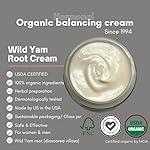 Indian Meadow Herbals Wild Yam Root Cream (2oz) - USDA Certified Organic Balancing Cream for PMS & Menopause Relief - Estrogen & Progesterone-Free. Handmade By US. Woman-owned & Operated Since 1994. - Image 2
