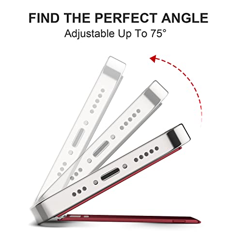 Dob Sechs 3Pcs Phone Kickstand Stick On, Ultra-Thin, Portable, Vertical And Horizontal Phone Stand, Angle Adjustable, Aluminum Alloy Cell Phone Kickstand For Phone, Ipad, Tablet, Black+Silver+Red #TOP3