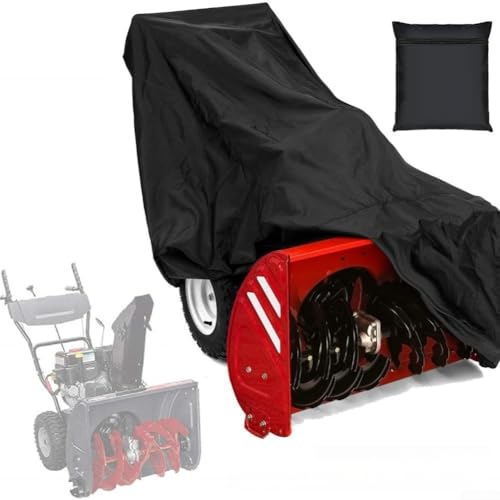 Snow Blower Cover Waterproof, Outdoor Snow Thrower Protector Heavy Duty Dustproof Sunproof Cover for Winter Storage