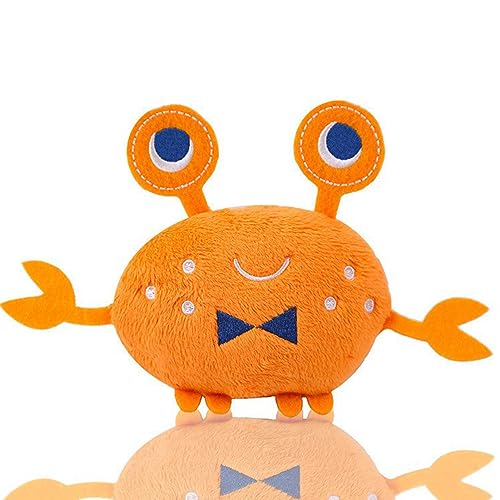 Juguete mordible y sonoro para perros Fydun en forma de cangrejo miniatura 5