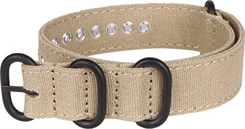 Shieranlee 20mm Canvas Nato Cinturino di tela a