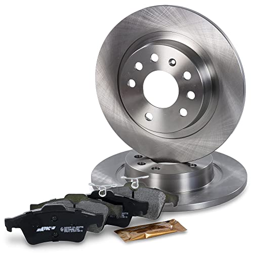 BESTPRICE Bremsenset Hinterachse inkl. Bremsscheiben Ø 278 mm Voll