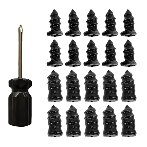 Fiknonk 20 PCS Tire Repair Rubber Nail Kit, High-Hardness Rubber
