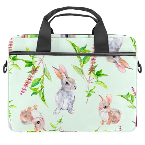 Sacoche pc 13-14 pouces motif nature chic pour étudiante et travail de bureau