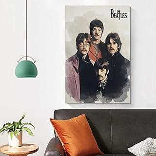 The Beatles (6) Poster mural Art moderne Impression sur toile à suspendre Cadeau élégant pour hôtel, bureau, salon… – Image 4