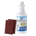Megabrite - ZAP! Professional Tile & Grout Restorer | Cleans & Restores Porcelain, Fiberglass, Tile, & Grout Surfaces | Rust & Hard Water Remover | Kitchens & Bathroom Porcelain Sinks, Toilets, & Tubs