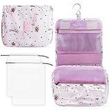 MAGUEZ Neceser de Viaje Colgante e Impermeable para Mujer – Bolsa de Maquillaje y Aseo con Bolsas de Almacenamiento de Regalo, Bolsa de Aseo para Viajes