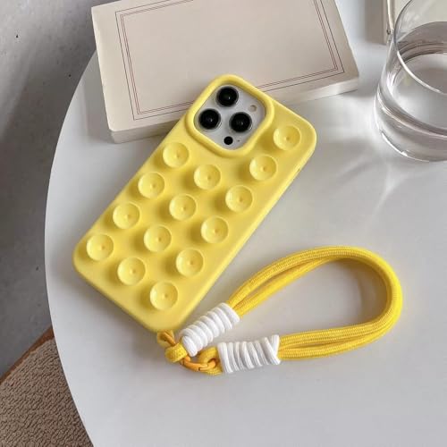 Évitez les chutes d'iPhone 14 Plus avec cette coque ventouse 3D et son cordon