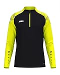 JAKO – JAKO Unisex Ziptop Sonic, schwarz/Neongelb, L