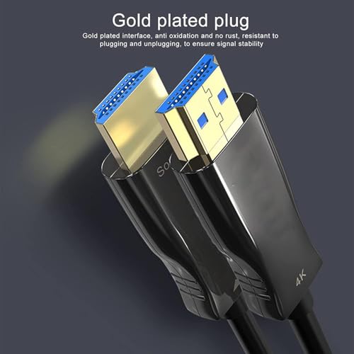 Image of EMK 4K 20 Meter HDMI Cable, Ultra HD High Speed HDMI Cable 48Gbps, 4K 60Hz, HDCP 2.2, 4:4:4 HDR, eARC, Compatible with Steam Deck, PS-5 /4, X-Box Series X, X-Box One etc-. (20M)