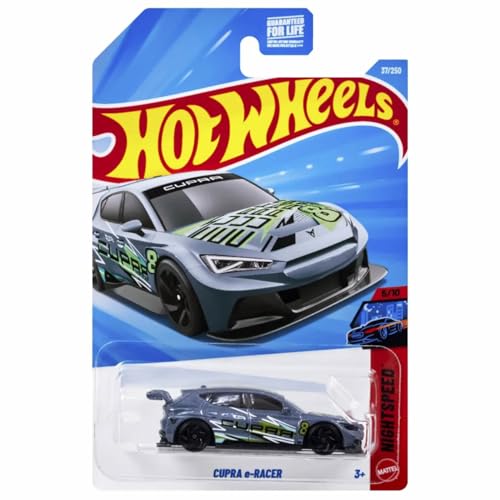 Hot Wheels Cupra e-Racer Nightspeed 5/10 Escala 1:64 Gris miniatura 1