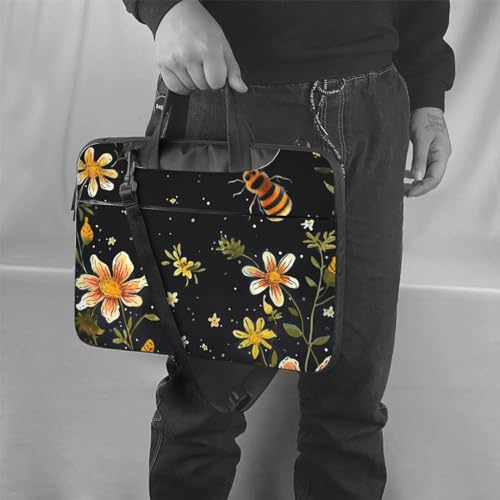Bolso de hombro para laptop KHiry negro 14 pulgadas miniatura 6