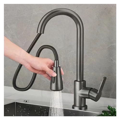 Robinet de cuisine pivotant anti-calcaire pour éliminer les éclaboussures
