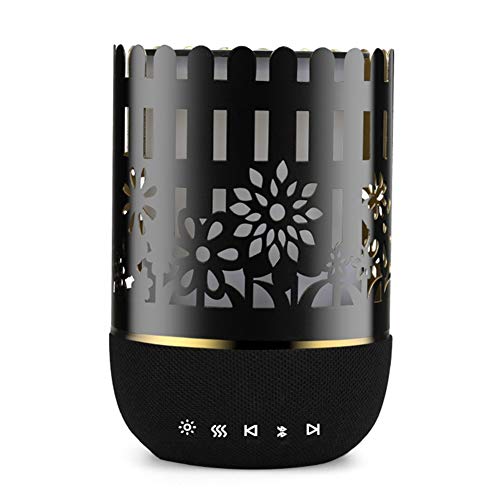 Nrpfell MáQuina de Aromaterapia de Arte de Hierro, Luz Nocturna Colorida, Humidificador Atomizador de Aceite Esencial, Difusor de Fragancia, Estilo 2