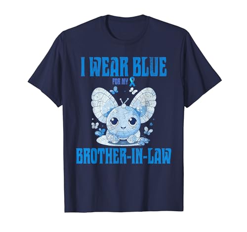 I WEAR BLUE FOR MY BROTHER-IN-LAW AUTISM AWARENESS BLUE T-Shirt
