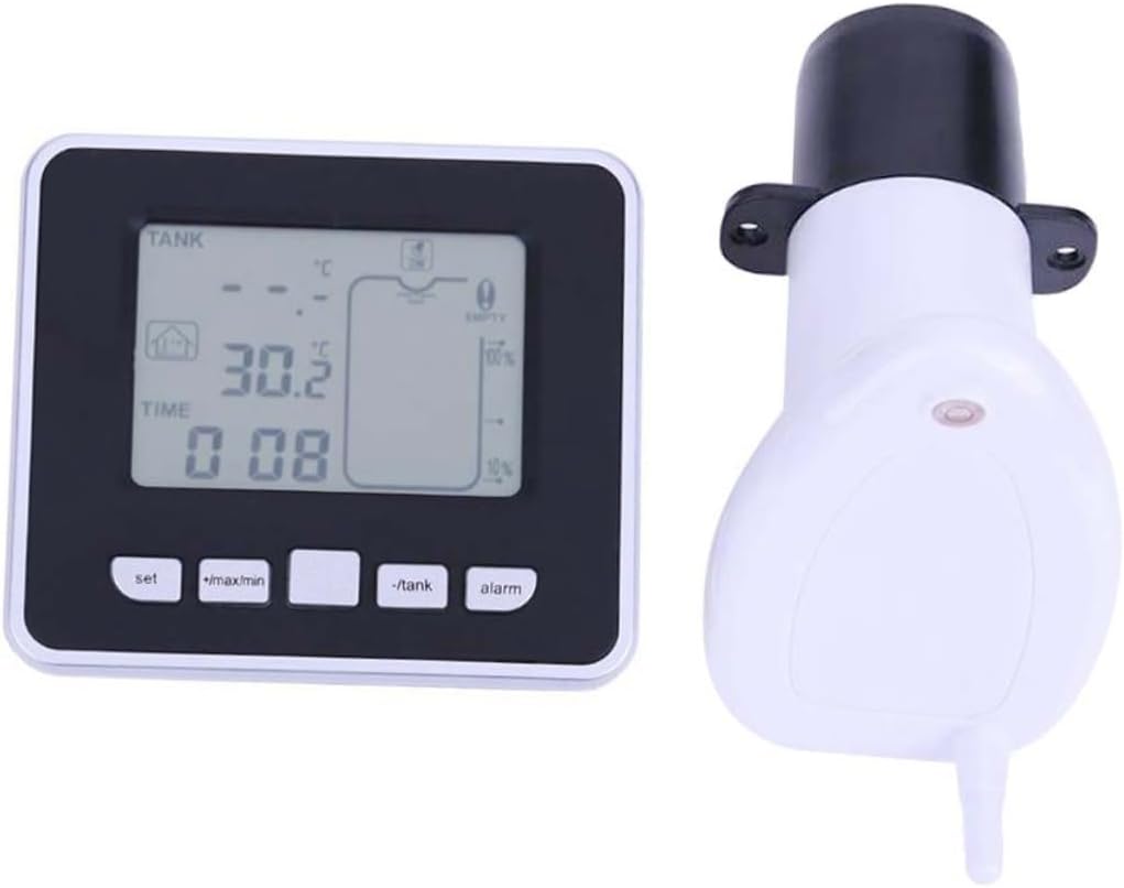 Water Tank Level Monitor Liquid Level Sensor 100m Range 0.5m Min Air Gap 10 Bar Graph Display
