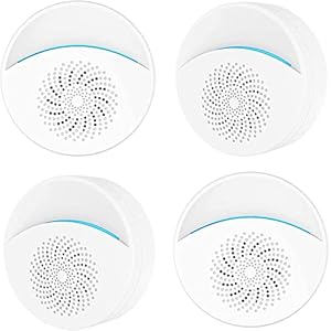 Sufus Ultraschallabwehr (4 Pack), Mückenabwehr elektrisch, Insektenabwehr für den Innenbereich, Mücken, Kakerlaken, Spinnen, 100 % ungefährlich