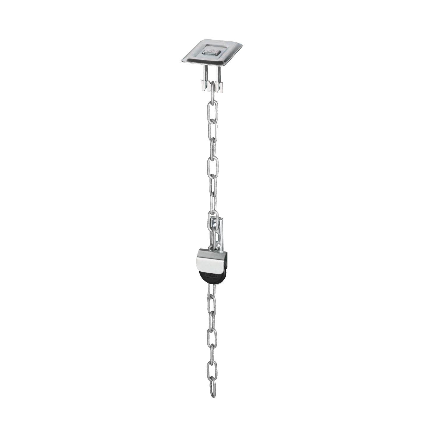 Abus Gs40 Spranga per Griglie, Set di 2, Blocco Antieffrazione per Grate Da Cantina e Pozzi di Luce In Plastica, Catena Variabile, Livello di Sicurezza: 6, 03600