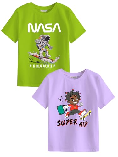 Image of Dagcros Half Sleeve Round Neck Cotton Tshirt for Boys